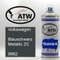 Preview: Volkswagen, Blauschwarz Metallic 2C, 9982: 400ml Sprühdose, von ATW Autoteile West.